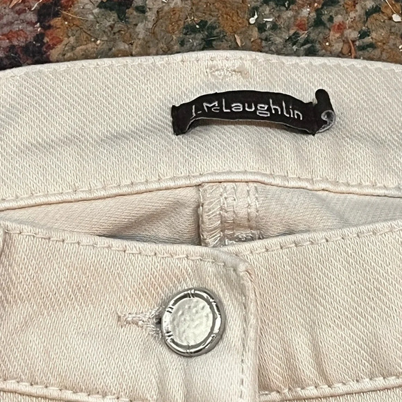 J. McLaughlin Cream Skinny Jeans - Picture 5 of 11